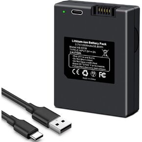 S330 10500mAh بطارية قابلة لإعادة الشحن من أجل Drop Smart Eufy ، مربع التسليم الذكي ، الفيديو الذكي LOCK S330 S230 S231 E330 ، S330 3-in-1 Video Smart Lock ، Smart Lock Touch & Wi-Fi Black/Silver Model T8520