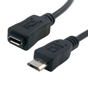 chenyang Micro USB 2.0 Extension Cable,Micro USB 5Pin Male to Female Data Charging Extension Cable for Dash Cam/GPS/Camera 4.92FT/1.5M