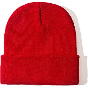 ZOORON Beanie for Women Men Reversible Winter Hats Unisex Cuffed Skull Knit Hat Cap