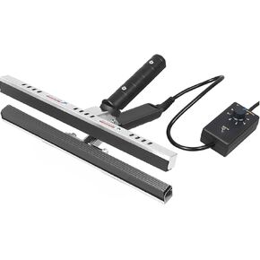 Handheld Crimp Heat Sealer, Hand Held Bag Heat Sealer, Temperature Adjustable 0.6"(15mm) Sealing Width, 12"(300mm) Sealing Length for Foil Bag, Kraft Bag, Mylar Bag