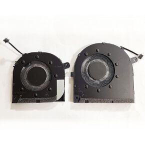 Fleshy Leaf CPU+GPU Cooling Fan Replacement for HP Envy 15-EY 15-EY0013DX 15-EY0023DX 15-EW 15T-EW 15Z-EY 15-EW0023DX 15-EY1157NR TPN-C157 N09635-001 N09634-001 EG50040S1-CT00-S9A EG50060S1-C610-S9A
