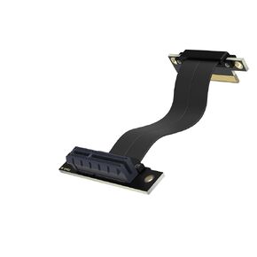 PCIe 4.0 x4 Riser Cable,PCI-Express 4X Male to Female Extension Cable PCI-e Extender Adapter_10CM(3.94inch)