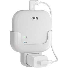CUHIOY Outlet Wall Mount for Blink Sync Module XR with Short Cable, Space-Saving and Easy to Move Mount Bracket, Wall Holder for Outdoor Blink Camera Accessories, No Messy Wires or Screw