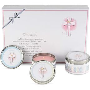 Totally Unique - PREMIUM - Baptism Favor Candles (6-Pack) First Communion | Christening Favors | 1st Communion Favors | Holy Communion Favors | All Christian Celebrations