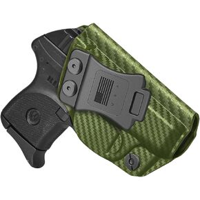 Adjustable Flexible Carry Carbon Fiber Gun Holster - Inside & Outside Waistband, Durable, Lightweight - Sweatproof & Anti-Scratch, Concealed Holster for Rapid Draw & Comfort.