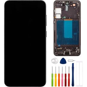 TFT Digital Display Compatible with Samsung Galaxy S23+ S23 Plus SM-S916B SM-S916U 6.6" LCD Display Touch Screen Assembly Fingerprint not Supported(with Frame) with Tools
