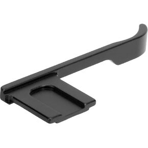 Metal Thumb Up Grip, Camera Hot Shoe Thumbs Grips Aluminum Alloy Thumb Up Rest Hand Grip Thumbs Rest Handle for RicohGR2 (Black)