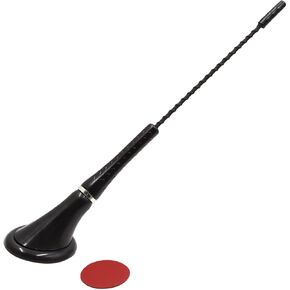 Black Adhesive Base Car External Radio Signal Decorative Antenna Aerial Universal Waterproof Replacement Durable Material