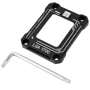 LGA1700-BCF Black V2 CPU Anti-Bend Fixer, Intel 12/13/14 Gen Anti-Bend Fixing Fixture, with Intel CPU Corrective Fixing Bracket, LGA17XX Corrective CPU Bender, LGA1700 Full Fit Fixer