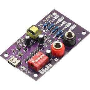 Precision Voltage Reference Module with 5 Channels 1.24V/2.5V/7.5V/5V/10V&5 Levels 10R/100R/1K/10K/100K Resistors of Calibration