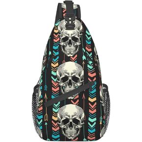 VOOHDDY Camo Hunting Camouflage Forest Sling Bag For Women Men Travel Hiking Backpack Crossbody Shoulder Chest Bags Casual Daypack Sport