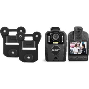 BOBLOV Body Camera Magnet Mount, 6pcs Magnets Style, Universal Magnetic Suction Back Clips, Compatible with All Police Cameras KJ25 1080P Body Cam, 3000mAh with 10-13Hrs Recording