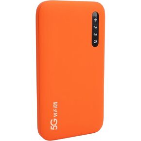 5G WiFiMobile Hotspot for Travel, 5G Router with Sim Card Slot, Portable WiFiDevice for Travel, 16 Connected Devices, WiFi6, 2.77Gbps