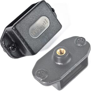 HYS Handheld Radio Mount Holder with Standard 1/4"-20 Threading for HT/Walkie Talkie W/Belt Clip