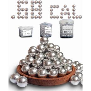 .68 Caliber Aluminum Balls, 7.3g, Hard - Reusable 0.68 Caliber Self Defense Balls for Home Defense, Practice, and Training