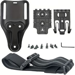 Quick Locking System Kits with Mid Ride Fork and Duty Receiver Plate, QLS 22 19 Platform Adapter Base