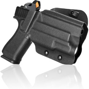Kydex Holster for Glock 43 43X 48 MOS Compatible with Streamlight TLR-7 Sub, Optic Cut Fit Red Dot Sight, Black