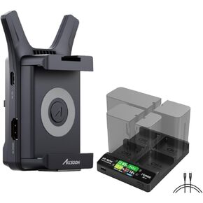 Accsoon CineView Nano with NP-F Battery Charger, Wireless Video Transmitter with Charger