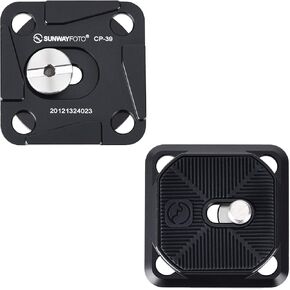 CP-39 Camera Clip QR Plate Compatible with Arca-Swiss, RRS (Two-Piece Design) Quick Release Plate