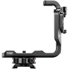 Wooden Camera Cage for Sony FX3/FX30, Black L-Style with ARCA Mounting Points and Removable HDMI Cable Clamp