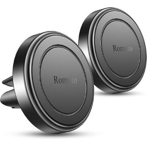 【2 Pack】 Magnetic Phone Holder for Car Vent, [ Super Strong Magnet ] Universal Air Vent Car Phone Mount Magnetic, [ 360° Rotation ] Hands Free Car Mount Phone Holder Fits All Cell Phone