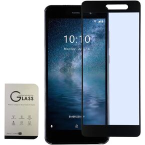 Foxx Miro L590A FoxxD (MetroPCS) - Tempered Glass Screen Protector - Black Frame