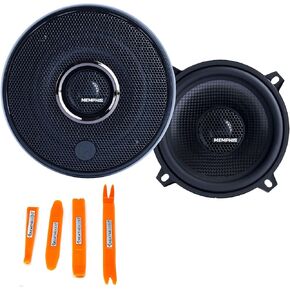 Memphis Audio 15-MCX5 5.25" Coaxial Speakers with in-line Crossover - Pair + Creative Pry Tool Kit