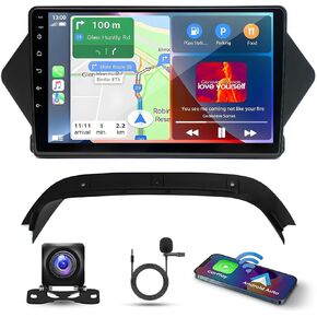 9 Inch Android 13 Car Stereo for Honda Acura MDX 2007-2013 IPS Touch Screen Double Din Car Radio Receiver w/Wireless Carplay Android Auto GPS Navigation Bluetooth AHD BT SWC Backup Camera Mic, 2+32G