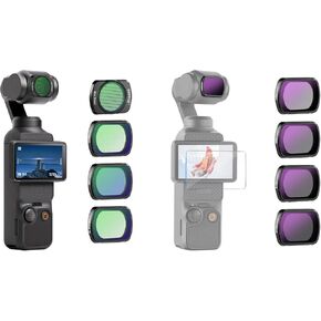 NEEWER Magnetic Effect Filter Set and ND4 ND8 ND16 ND32 ND Filter Kit Compatible with DJI OSMO Pocket 3
