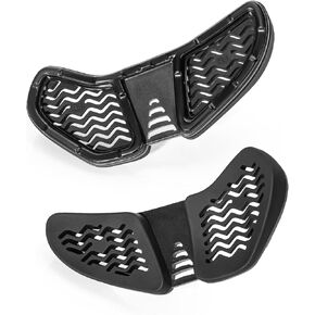 Ergonomic Silicone Wrist Rest with Ventilated Design | Soft and Smooth Mouse Wrist Glide Support for Office & Gaming | Easy-to-Clean, and Reliable Wrist Rest for Enhanced Comfort (Black)