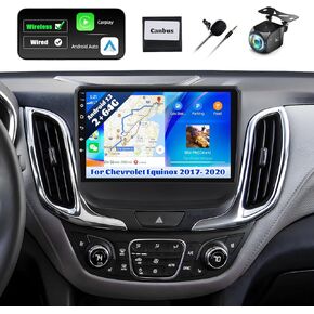 2G+64G Android 13 Car Stereo for Chevrolet Chevy Equinox 2016-2018 with Wireless Carplay Android Auto,10.1" Touchscreen Car Radio with Mirror Link WiFi/GPS Navigation Bluetooth FM/RDS SWC Rear Camera