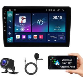 2G+32G Android 13 Car Radio Stereo for Ford F-250 F-350 2006-2014 with Wireless Carplay& Android Auto - 10" Touchscreen 1280x800 Stereo with Mirror Link,GPS,WiFi,Bluetooth,FM/RDS,SWC+Backup Camera Mic