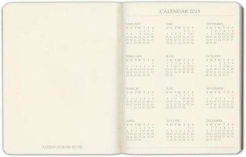 مخطط أكاديمي جلدي من Gallery Leather 2024-2025، مخطط شهري أسبوعي للمعلم والطالب، تقويم مربوط بأناقة مع حواف صفحات ذهبية مذهبة، 18 شهرًا - أكاديا تان - 9 × 7 بوصة in Kuwait
