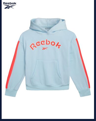 Reebok Girls' Sweatsuit Set - 2 Piece Active Hoodie Sweatshirt and Jogger Pants - Activewear Set for Girls (4-12) in Saudi Arabia