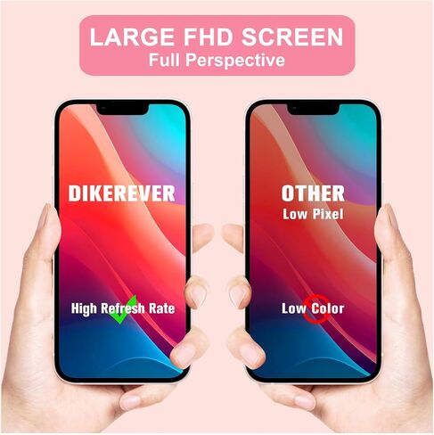 لاستبدال شاشة iPhone 13 6.1 بوصة LCD 3D Touch Display Complete HD Digitizer Assembly مع أدوات الإصلاح شاشة واقي مقاوم للماء (لجهاز iPhone 13) in Saudi Arabia