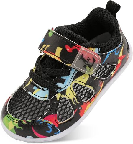 L-RUN Toddler Sneakers Boys Girls Barefoot Summer Walking Shoes Toddler Boy Tennis Shoes Mesh Lightweight in Saudi Arabia