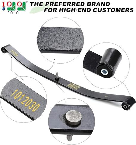 10L0L Golf Cart Front 2-Leaf Spring Kit for Club Car DS & Precedent, Standard/Heavy Duty Leaf Spring with Bushings & Sleeves, Replace OEM 1012030, 103628801 in Saudi Arabia