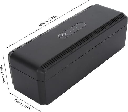 Mini UPS Battery Backup for Routers, Mini UPS Uninterruptible Power Supply with USB 5V, Type C 5V, DC 5V 9V 12V, POE 15V 24V Output for Routers, Modems, Security Cameras (US Plug in Saudi Arabia