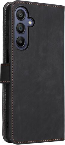 بالنسبة إلى Samsung Galaxy A16 5G/4G Wallet Phone Case مع حامي الشاشة [RFID LOCKING] حامل بطاقة الوجه الجلدي Women Men Men Plocke Phone for Samsung A 16 5 G SM-A166 Galaxy 16A 4G LTE Black in Kuwait