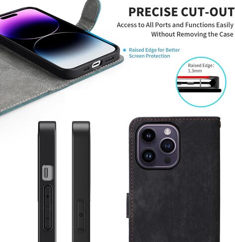بالنسبة إلى Samsung Galaxy A16 5G/4G Wallet Phone Case مع حامي الشاشة [RFID LOCKING] حامل بطاقة الوجه الجلدي Women Men Men Plocke Phone for Samsung A 16 5 G SM-A166 Galaxy 16A 4G LTE Black in Kuwait