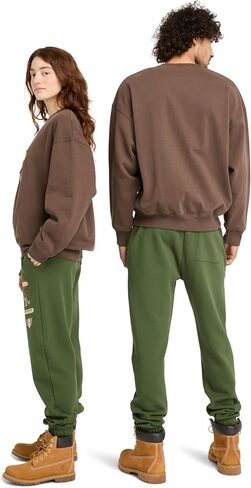 Timberland Men's New Box Fit Badge Crew Neck in Saudi Arabia