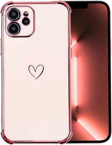 Anti Yellow Clear Phone Case for iPhone 13 Case - Shockproof, Slim Fit & Non Yellowing Transparent Cover for iPhone 13 - Crystal Clear Phone Cases for iPhone13 Wireless Charging - Silicone Cases (6.1) in Saudi Arabia