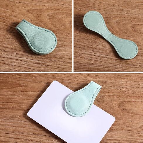 2 Pcs Magnet Leather Bookmark Retro Book Page Holder Vintage Handmade Book Marker Clip Personalized Leather Page Buckles Timeless Reading Accessories for Women Bookworm Lover Readers Teachers in Saudi Arabia