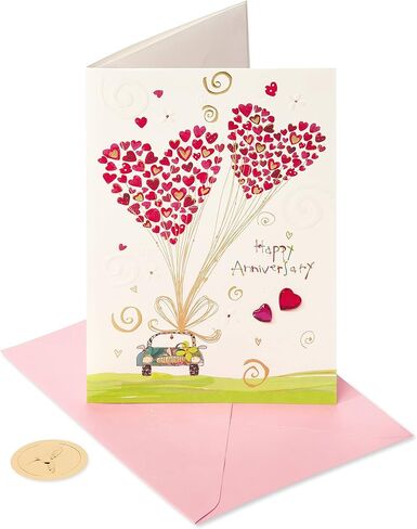 Papyrus Anniversary Card for Couple (Love Shine Brighter) in Saudi Arabia
