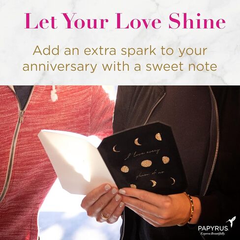 Papyrus Anniversary Card for Couple (Love Shine Brighter) in Saudi Arabia