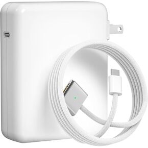 140W USB C Charger for MacBook Pro 16 14 inch, Mac Air 15 13 inch 2025 2024 2023 2022 2021 M4 M3 M2 M1 Fast Charger Power Adapter & 6.6FT USB C to Magnetic 3 Cable LED [Original Quality]