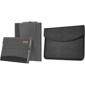 Fintie Case لـ 13 بوصة Microsoft Surface Pro 8 (2021 إصدار) - غطاء أعمال محفظة عرض الزاوية المتعددة مع جيب + حالة جلدية متميزة حقيبة تحمل مع حلقة القلم وجيب البطاقة
