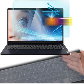 Keyboard Cover and Anti Blue Light Anti Glare Screen Protector for Lenovo Legion 5 5i 5p 5pi Gaming Laptop/Lenovo Legion 5 5i Pro 15.6 Laptop