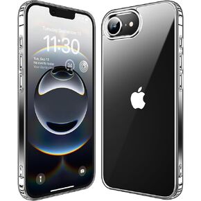 بالنسبة لحالة iPhone 16E Clear 2025 تم إصدارها ، [غير قابلة للانزلاق] غلاف الهاتف المقاوم للصدمات ، حالة رقيقة نحيفة لـ iPhone 16e-clear (Clear) (Clear) (Clear) (Clear)