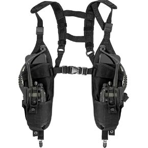 shoulder holster - Radio Holster - Radio Harness - Chest Holster - Walkie Talkie Holder - Radio Chest Harness - Wildland Firefighter Gear - Radio Harness Adapter - Police Radio Holder - Chest Pouch.